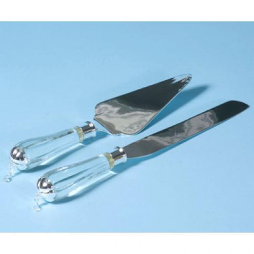 Jewel Cake Knife And Server Set