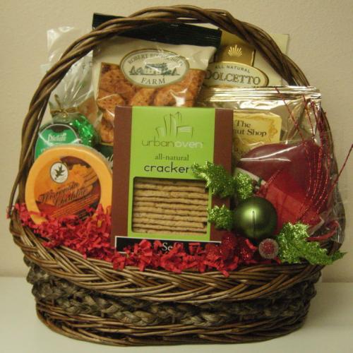 Christmas Gourmet GIft Basket Product Id: CGBG5500 Price: 55.00 (USD)