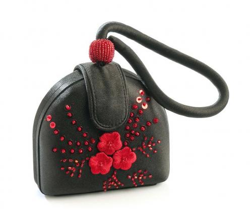 Marie Osmond Satin Asian Style Bag