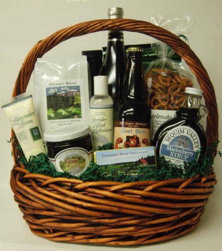 Olympic Peninsula Deluxe Gift Basket