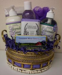 Lavender Gift Basket