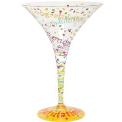 Congratulations Martini Glass by Lolita