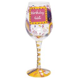Birthday Girl Wine Glass by Lolita