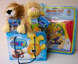 Webkinz Lion & Lioness Gift Basket