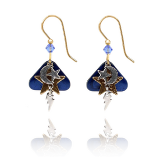 Triangles Stars Lightning Stars Dangle Earrings