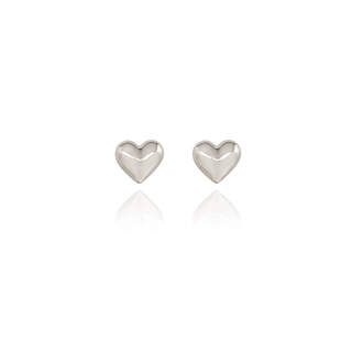 Petite Heart Stud Earrings