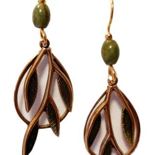 Branches with Bead Dangle Earrings
