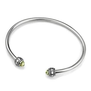 Sterling Silver C Bangle Bracelet