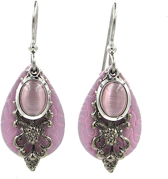 Buy Beautiful White N Rose Pink Stones Stud Earrings Online at Best Price |  Cbazaar